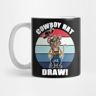 Funny Cowboy Rat Mug